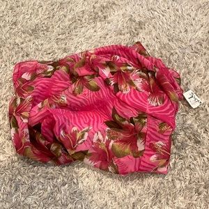 NWT Tropical Pink Wrap / Swim Cover Up